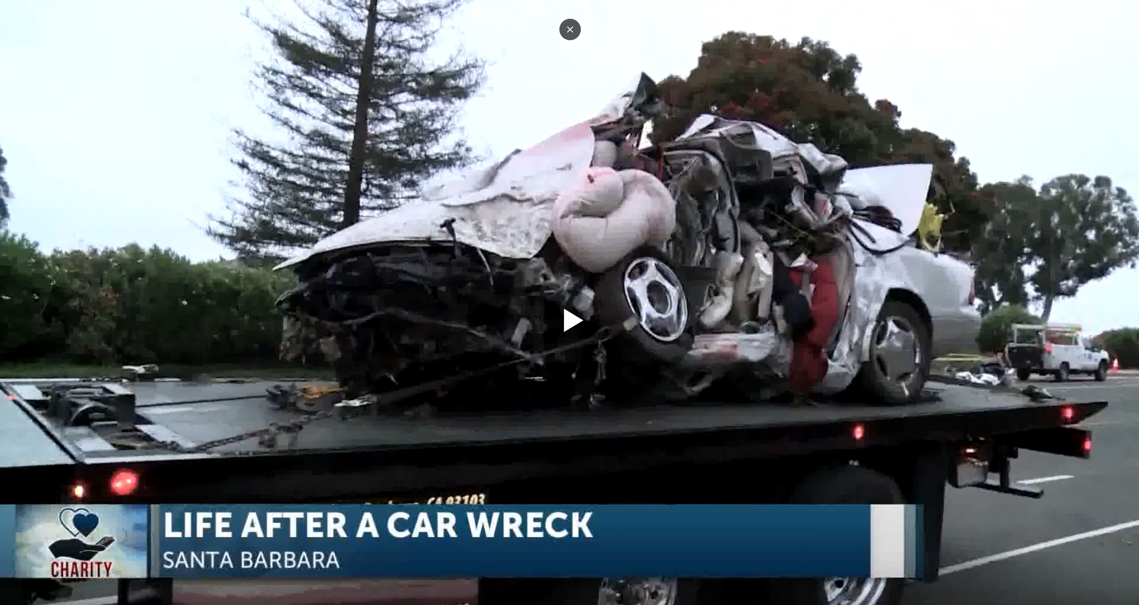 car being towed after fatal crash