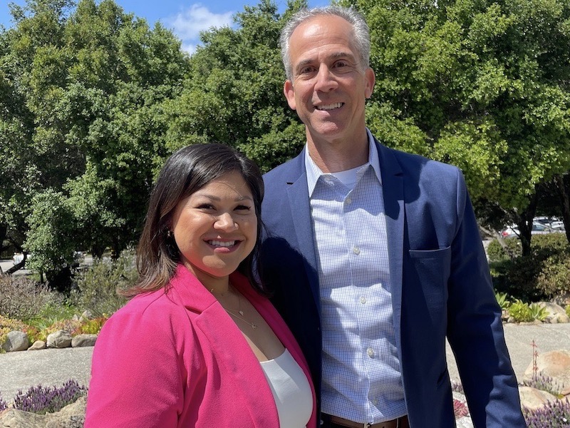 Executive Director Gabriella Garcia and Board President Michael Wasserman | Credit: Gail Arnold