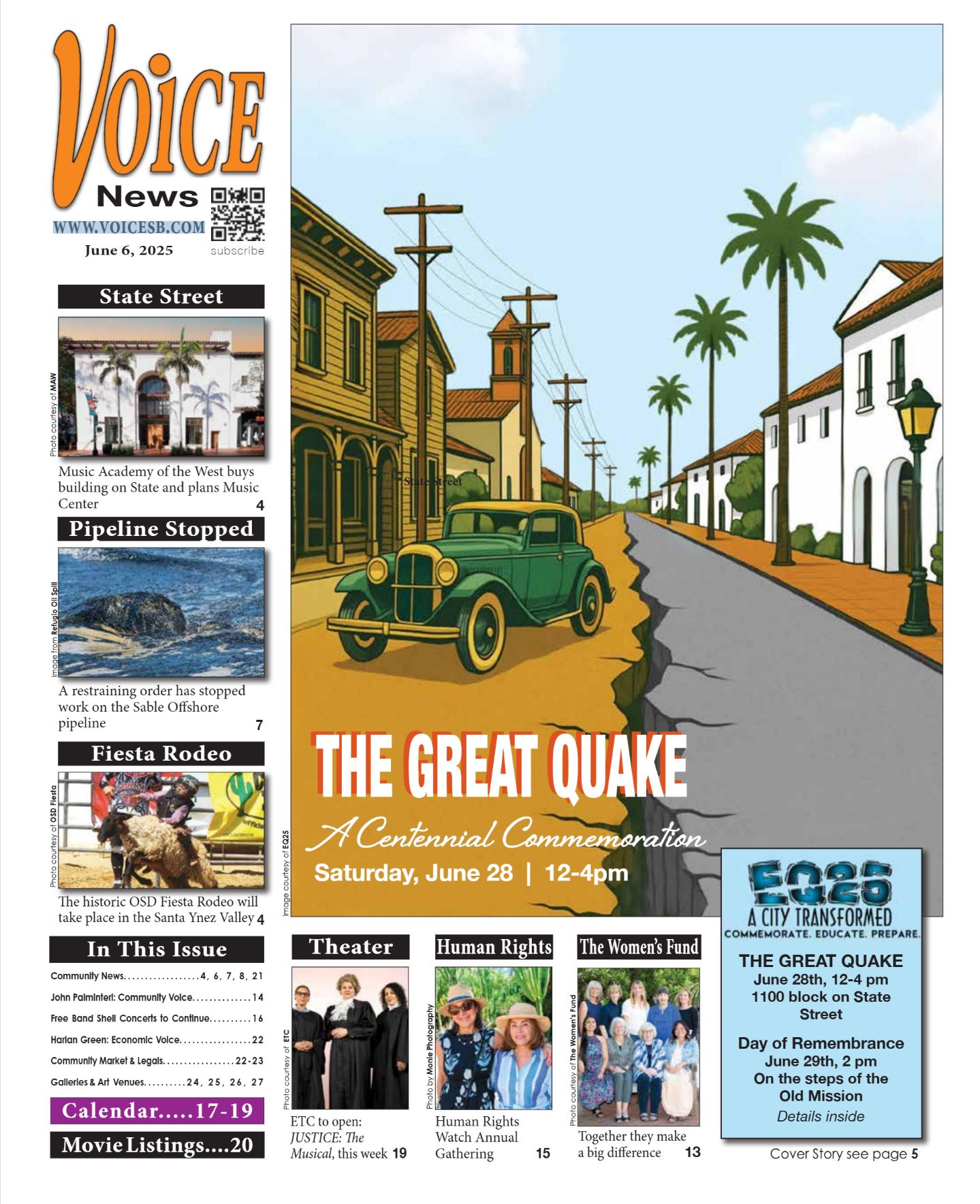 COver of Voice News Magazine June 6, 2025 Edition