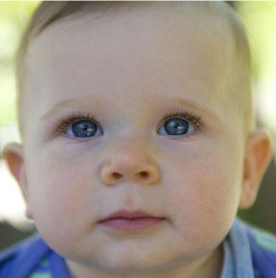 Angels Foster Care of Santa Barbara: blue-eyed baby