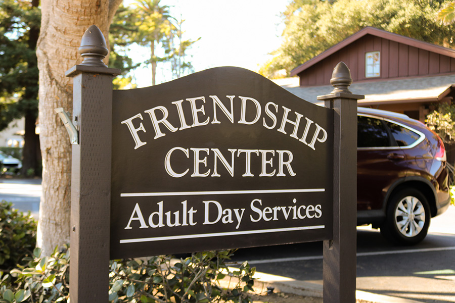Friendship Center Adult Day Services sign