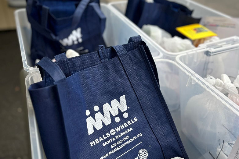 Bags with meals