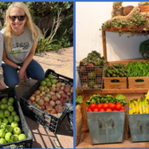 Women with produce