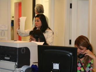 Computer system at Santa Barbara Neighborhood Clinics