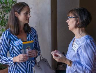 Dannell Stuart and Chair, Nancy Harter