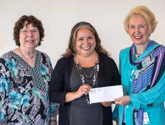 Check presentation to Conflict Solutions Center