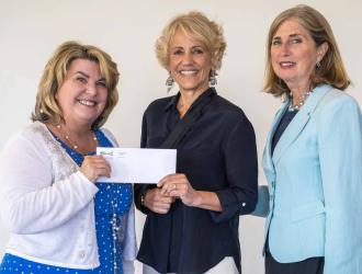 Check presentation to Mental Wellness Center