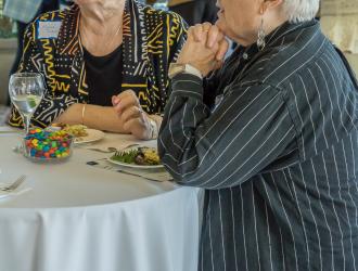 Members enjoying the reception