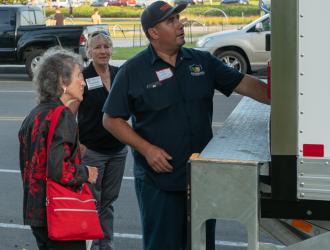 Foodbank truck driver