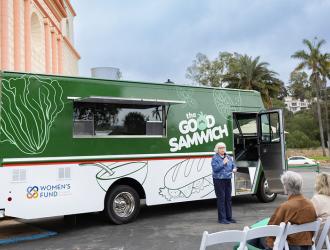 Good Samwich ribbon-cutting