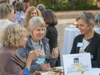 Members enjoying the reception