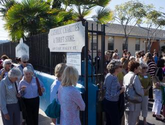 We toured Catholic Charities