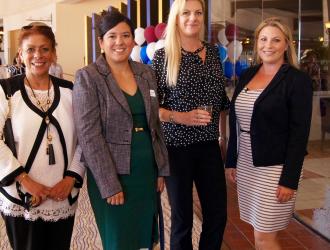 Grantees from St. Vincent's arriving