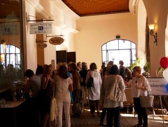 Door to the Reagan Rooopens