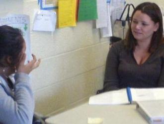 CADA Council on Alcoholism and Drug Abuse: counselor with student