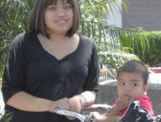 CALM Child Abuse Listening and Mediation: Mother and toddler sucking fingers