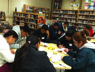 Parent Project: parents in classroom