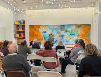 Volunteers training at Grace Fisher