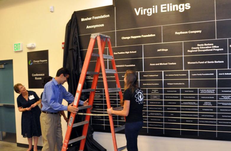 DPEA Capital Campaign Donor Wall (DPEA photo)