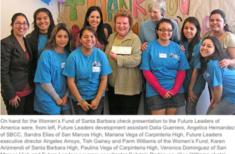 Tish Gainey with future leaders