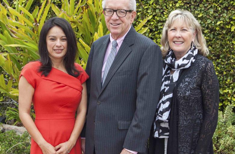 Victoria Jaurez and Craig Price, Girls Inc. of Carp. with Sally Tannenbaum