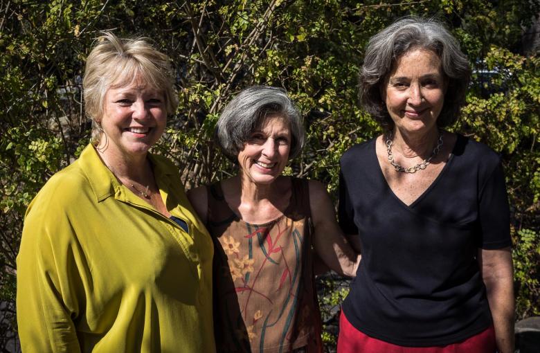 Sarah Stokes, Carol Palladini and Sallie Coughlin