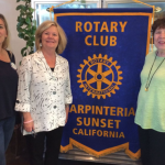 Laurie and Shelly speak to Sunset Rotary